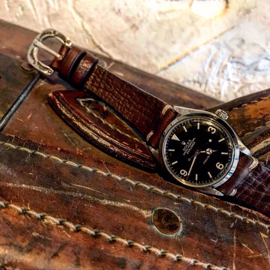SALE／65%OFF】 Dutch Leather Company 時計ベルト Blackシリーズ tdh