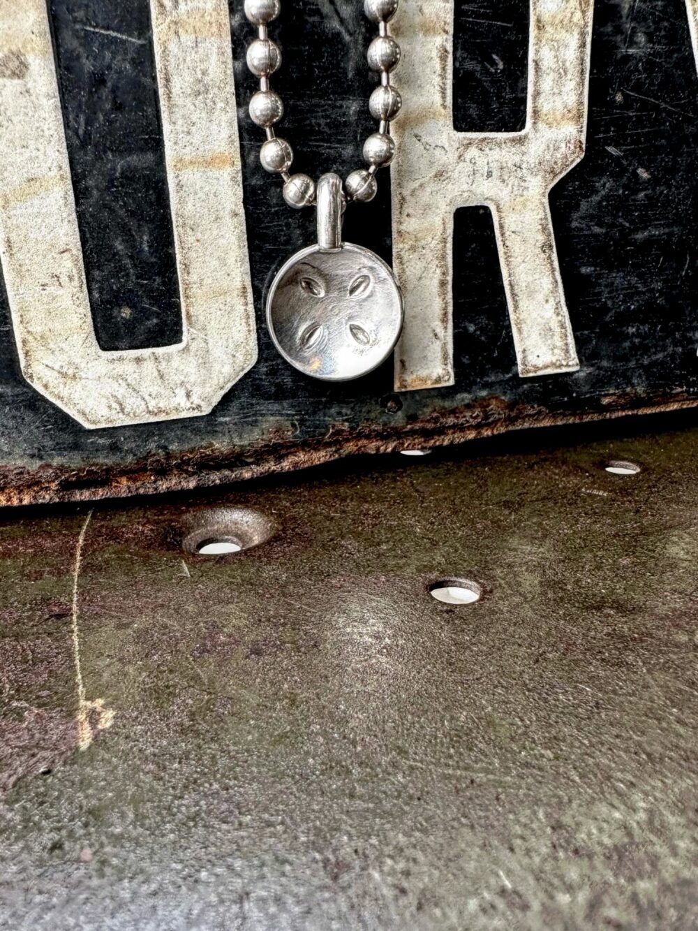 CELLMAN2DEERMES】 （MASAYOSHI）/ MK Repousse pendant &MK Repousse