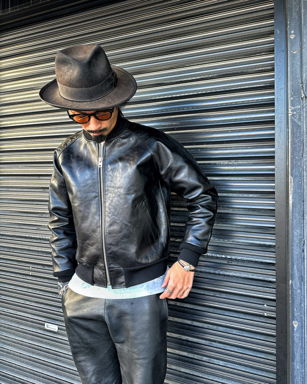 FOUNTAINHEAD LEATHER【LAMBDA/ ラムダ】黒42 62BCEBA6-CE84-4CB1-8458-